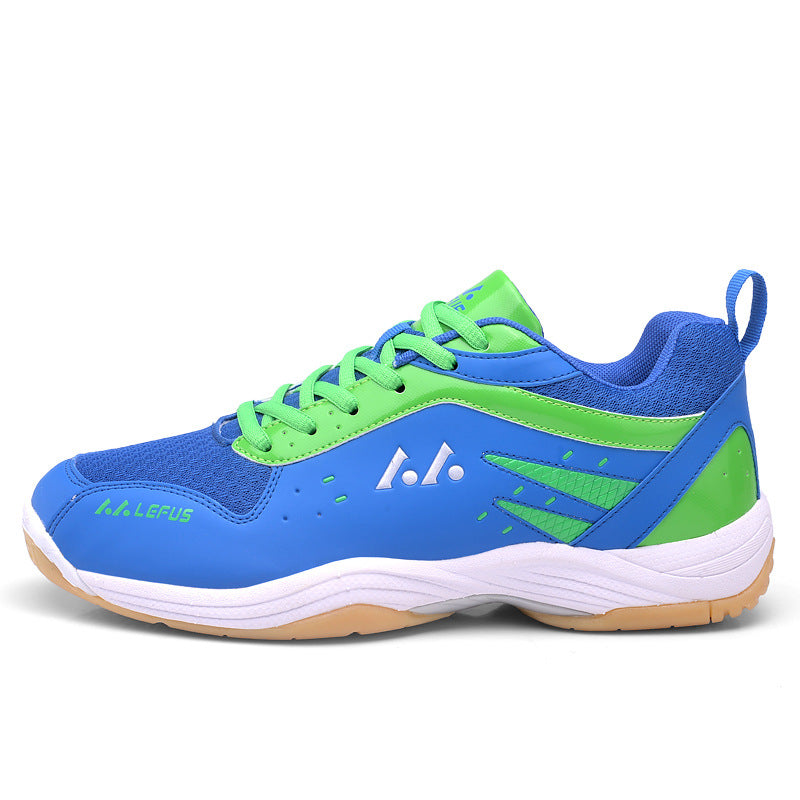 Sarah Express Unisex Lightweight Badminton Training Sneakers Blue