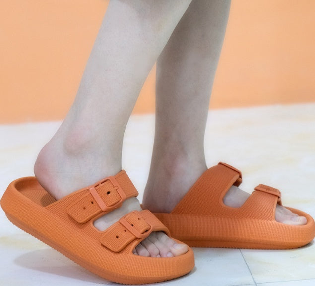 Sarah Express Women's EVA Platform Massage Slides