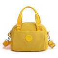 Sarah Express Compact Multi-Pocket Nylon Crossbody Shoulder Bag Yellow