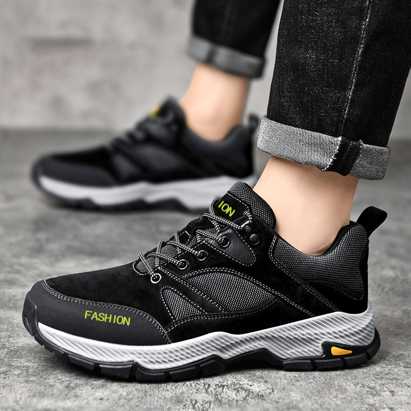 Sarah Express Men's Breathable Lace-Up Outdoor Sneakers