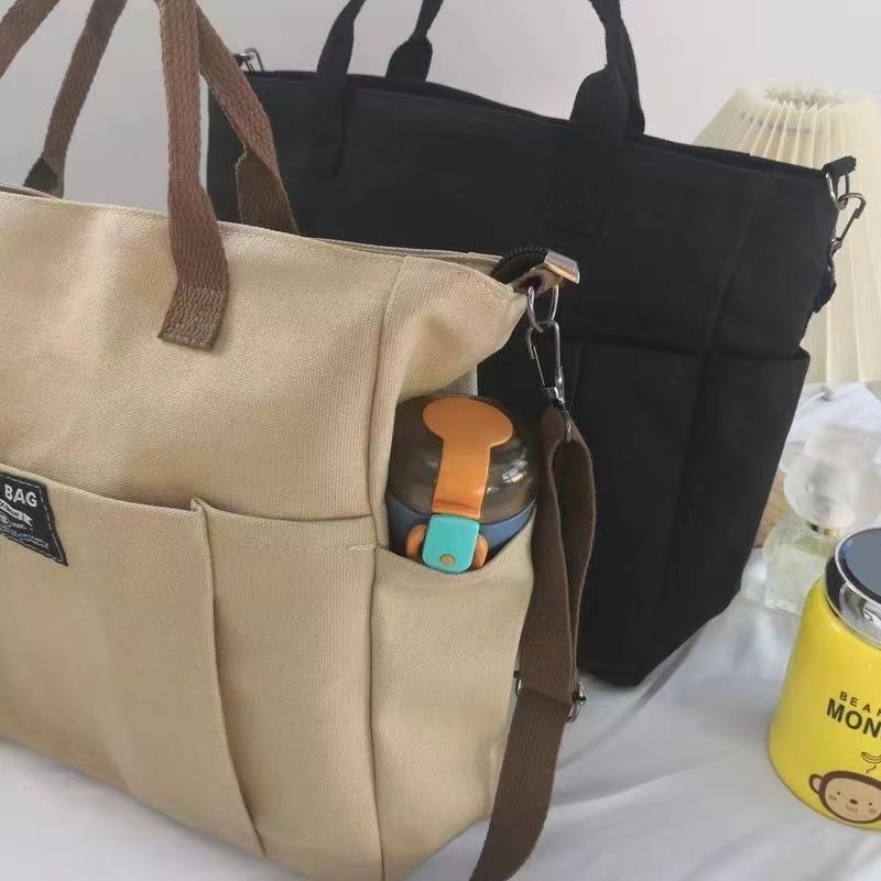 Sarah Express Large Capacity Canvas Commuter Shoulder Bag