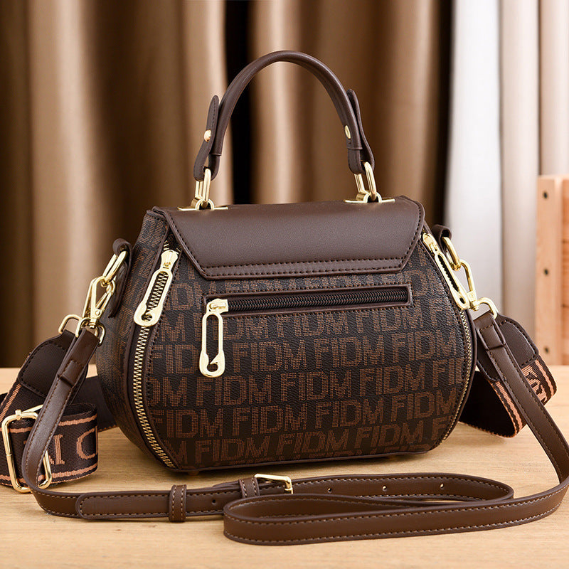 Sarah Express Structured Printed Pattern Crossbody Handbag