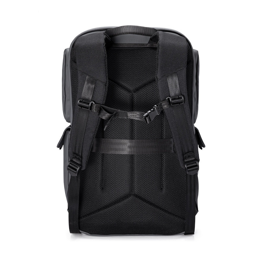 Sarah Express Modern Business Laptop Backpack Dark Gray