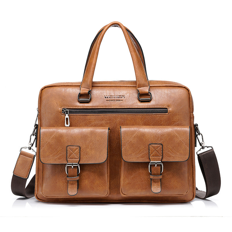 Sarah Express Structured Business Handbag with Shoulder Strap