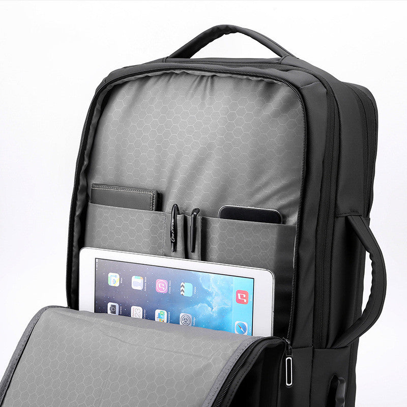 Sarah Express Business Lightweight Expansion Computer Backpack