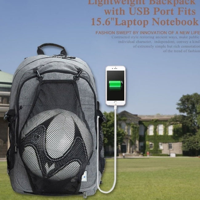 Sarah Express Anti-Theft USB Charging Laptop Backpack