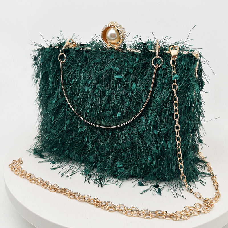 Sarah Express Structured Tassel Crossbody Evening Handbag