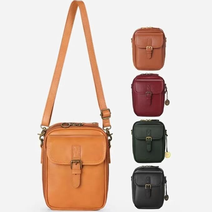 Sarah Express Small PU Leather Crossbody Shoulder Bag