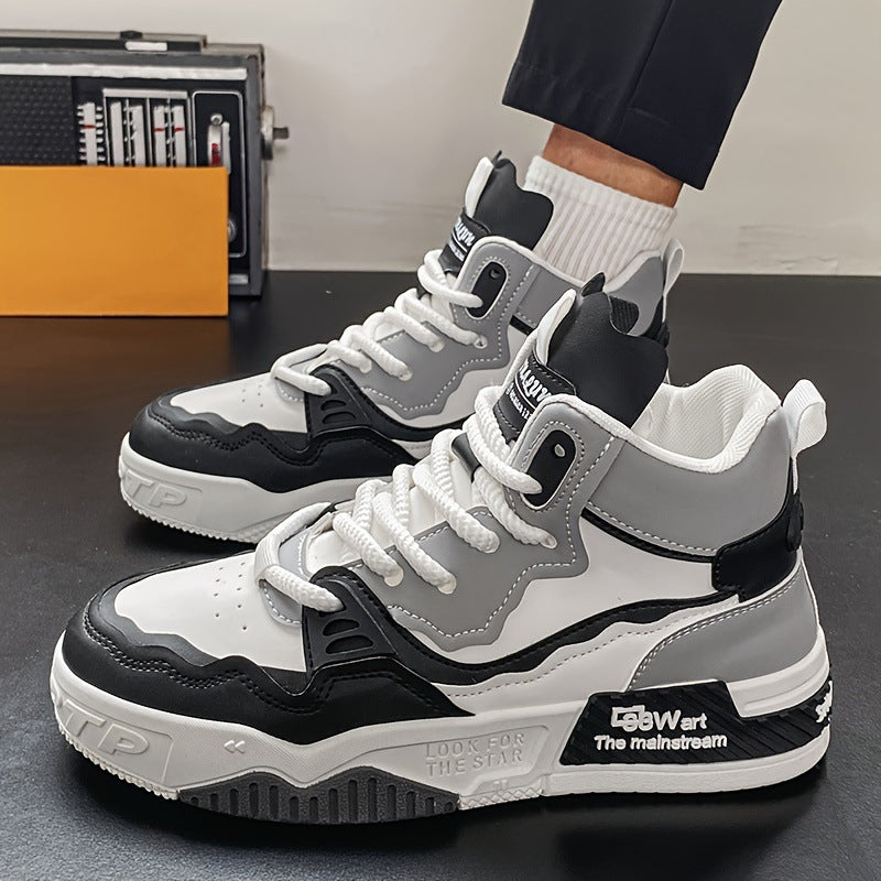 Sarah Express Men's High-Top Casual Platform Sneakers