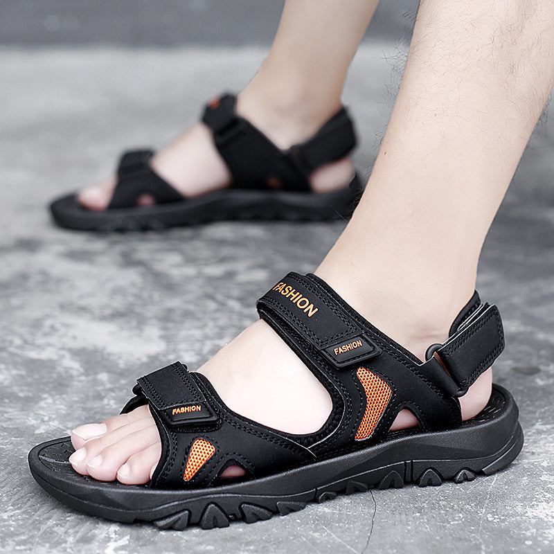 Sarah Express Men's Breathable Velcro Beach Sandals