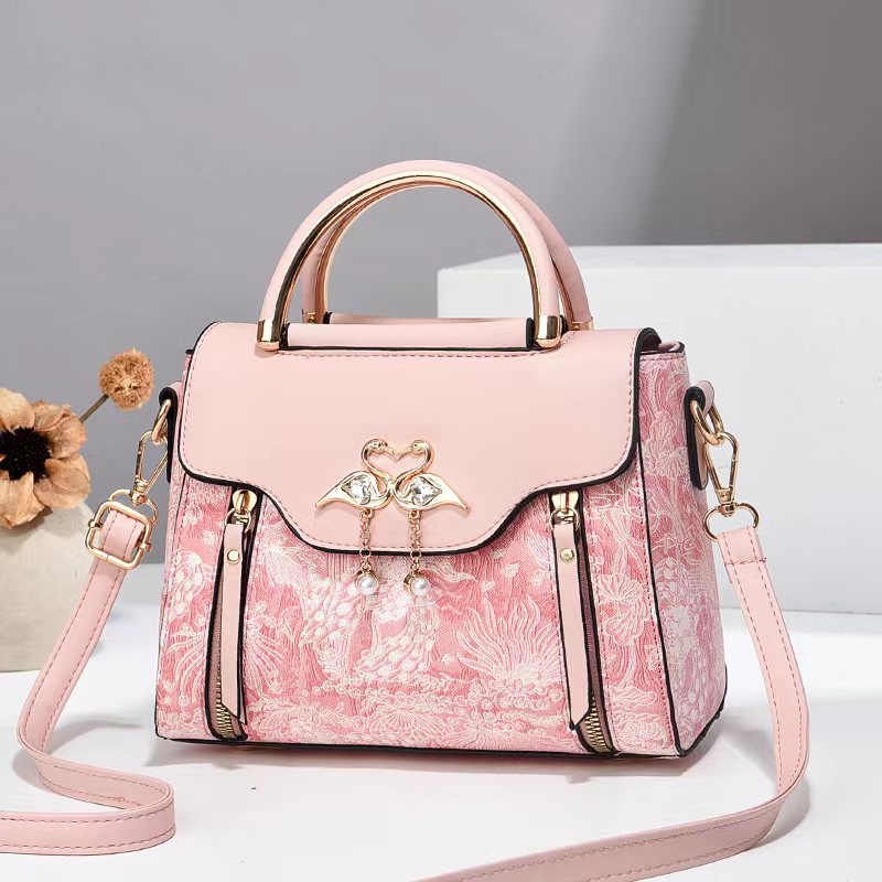 Sarah Express Structured Weaved Pattern Crossbody Travel Bag