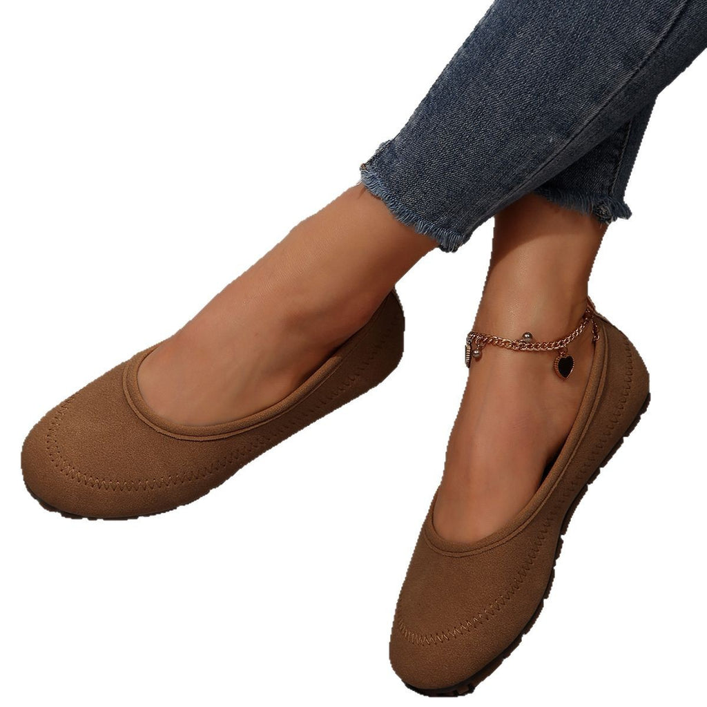 Sarah Express Women's Round Toe Slip-On Mesh Loafers