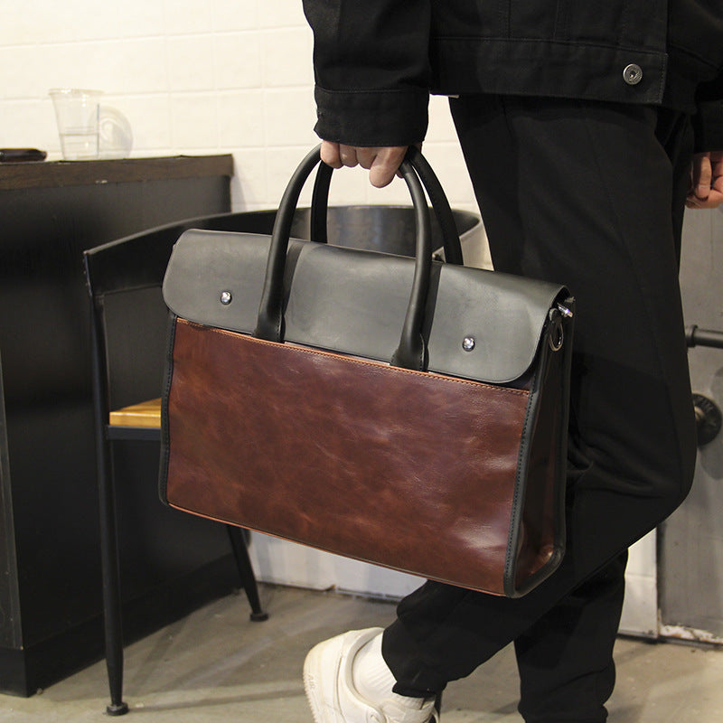 Sarah Express Unisex Business Briefcase Crossbody Handbag