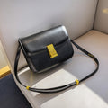 Sarah Express Retro Clamshell Shoulder Messenger Bag Black