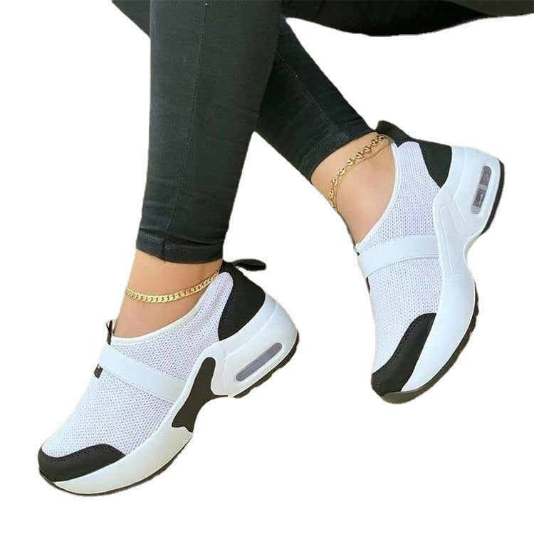 Sarah Express Women's Lightweight Slip-On Mesh Sneakers