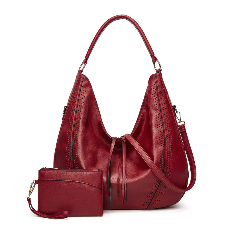 Sarah Express Retro Large Capacity Tassel Tote Bag