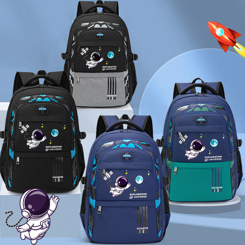 Sarah Express Astronaut Print School Backpack for Kids