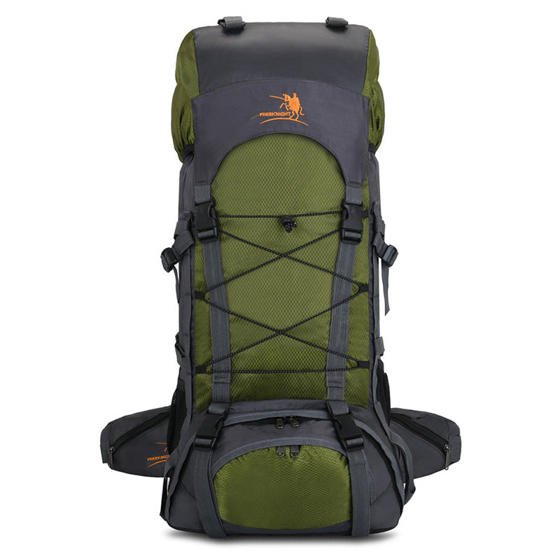 Sarah Express 60L Waterproof Hiking Travel Backpack Dark green
