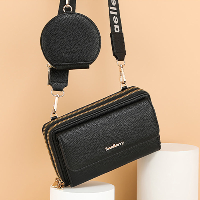 Sarah Express Lychee Texture Composite Crossbody Bag Set