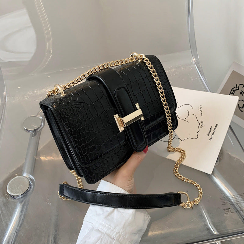 Sarah Express Textured Stone Pattern Small Square Bag