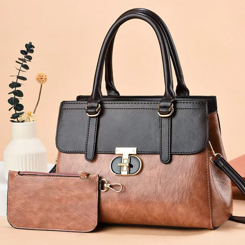 Sarah Express Two-Piece PU Leather Shoulder Bag Set