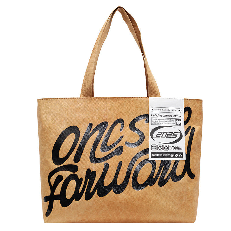 Sarah Express Waterproof Kraft Paper Tote Bag
