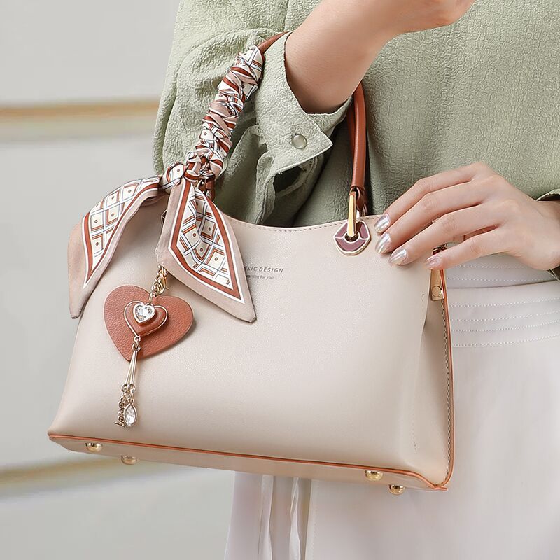 Sarah Express Genuine Leather Multi-functional Tote Crossbody Bag