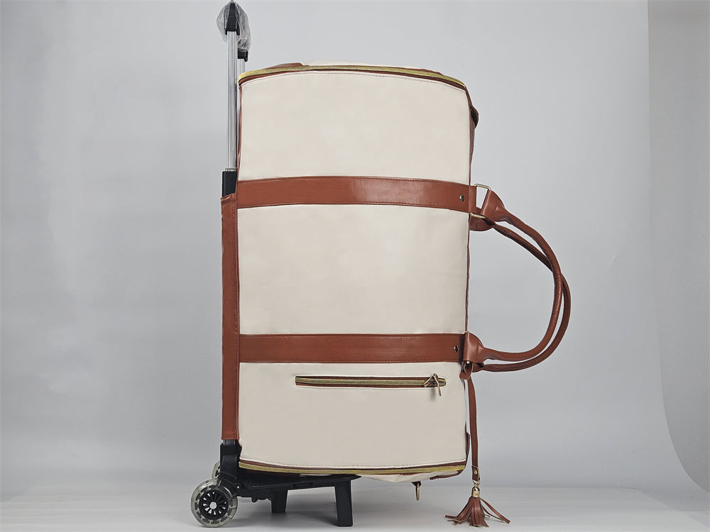 Sarah Express Convertible Rolling Travel Garment Duffel Bag