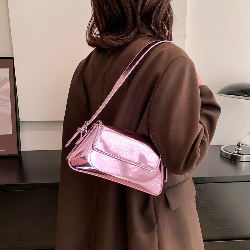 Sarah Express Compact Metallic Finish Shoulder Messenger Bag