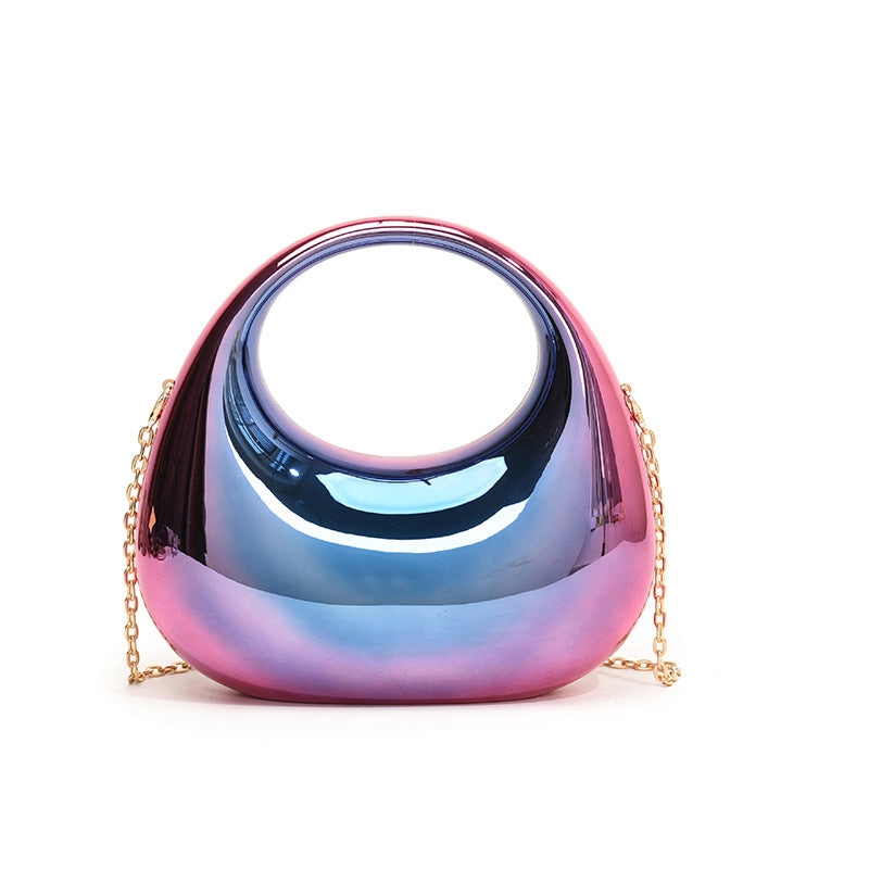 Sarah Express Acrylic Crescent Chain Shoulder Handbag Color