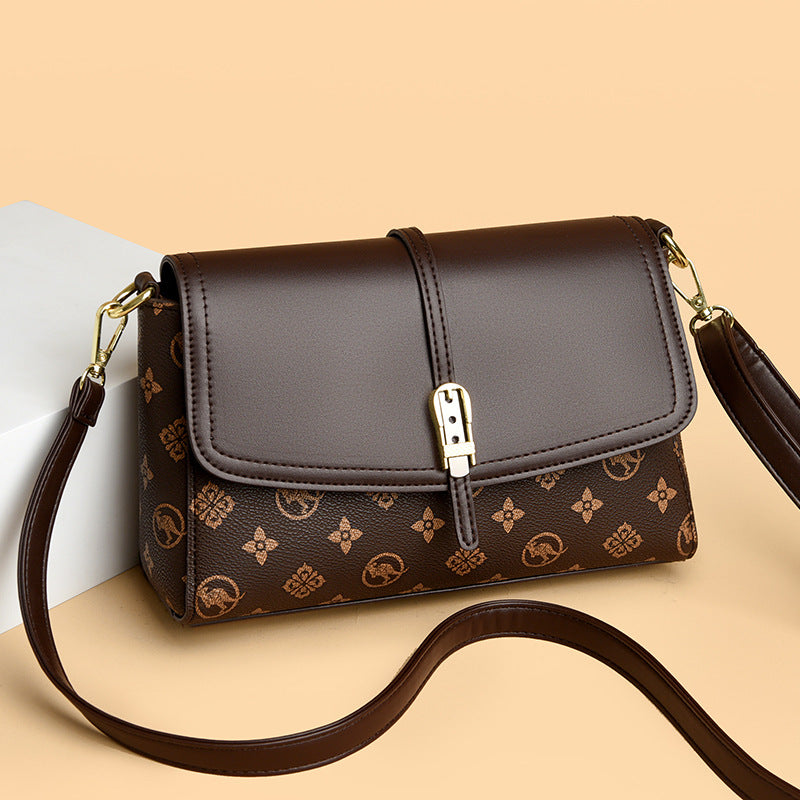Sarah Express Printed PU Leather Crossbody Shoulder Bag