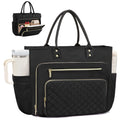 Sarah Express Expandable Travel Work Briefcase Tote Bag Black 42.5X23X33