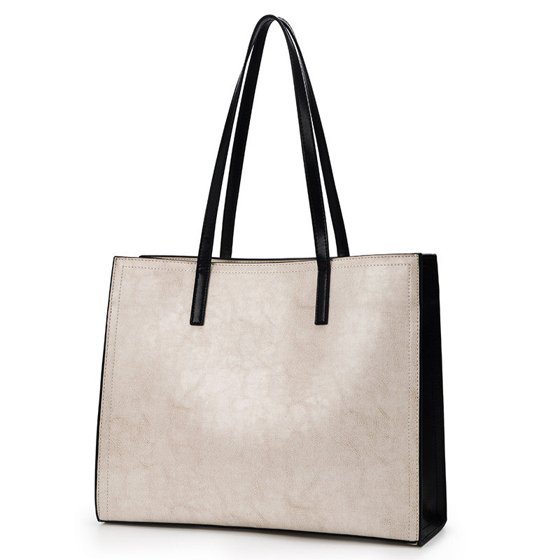 Sarah Express Structured Commuter Tote Shoulder Bag Grey
