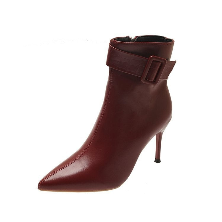 Sarah Express Pointed-Toe Stiletto Ankle Booties