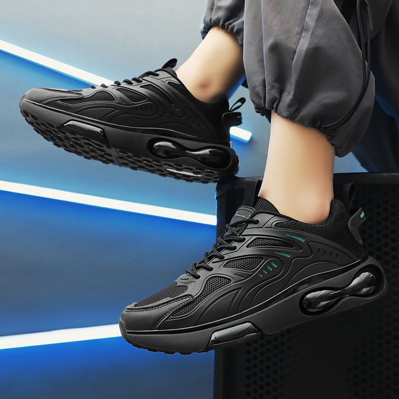 Sarah Express Men's Lightweight Breathable Mesh Lace-Up Sneakers