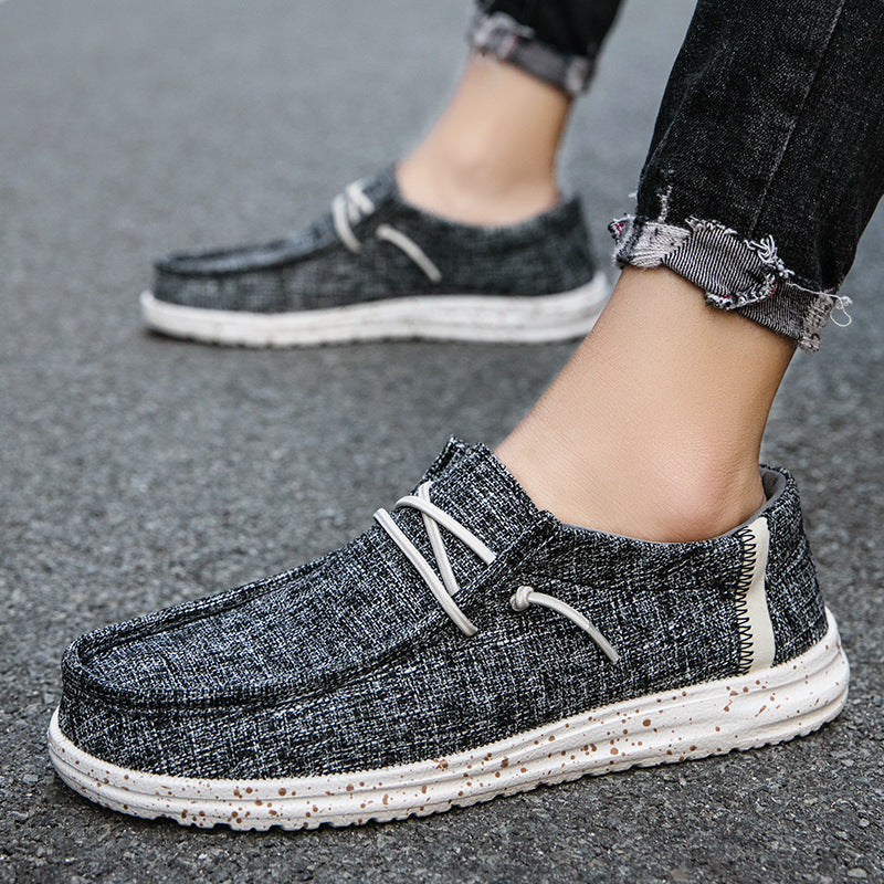 Sarah Express Lightweight Canvas Slip-On Casual Shoes