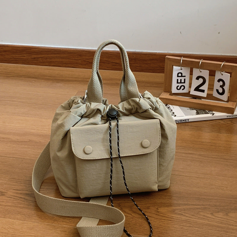 Sarah Express Lightweight Oxford Cloth Bucket Shoulder Bag