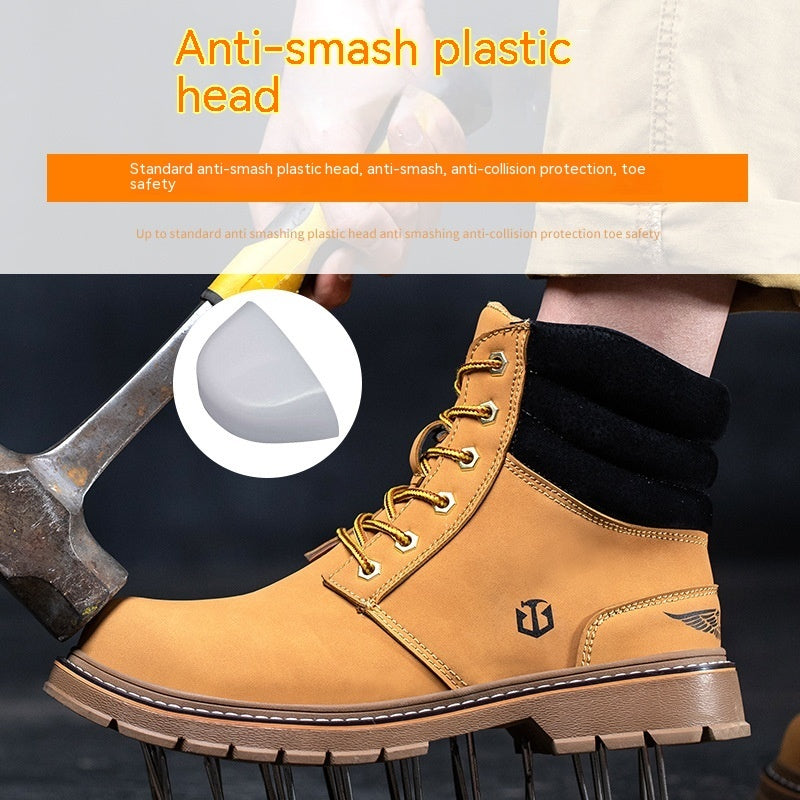 Sarah Express Men's Casual High-Top Work Boots