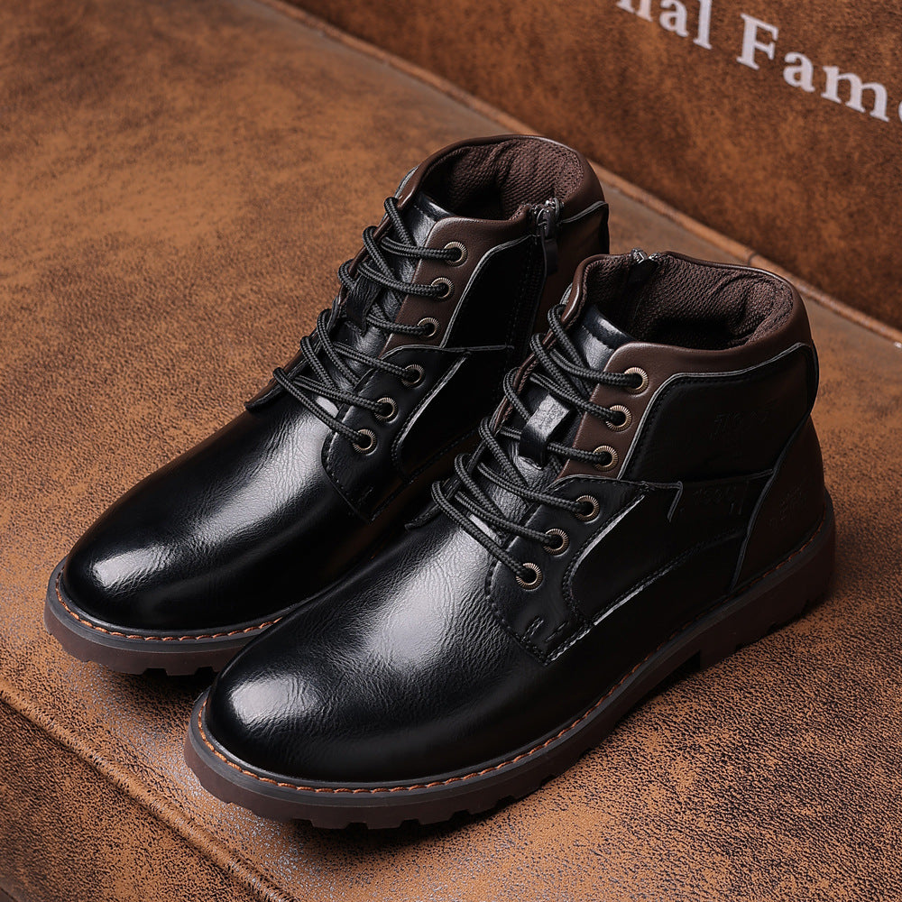 Sarah Express Men's Mid-Calf Daily Motorcycle Boots