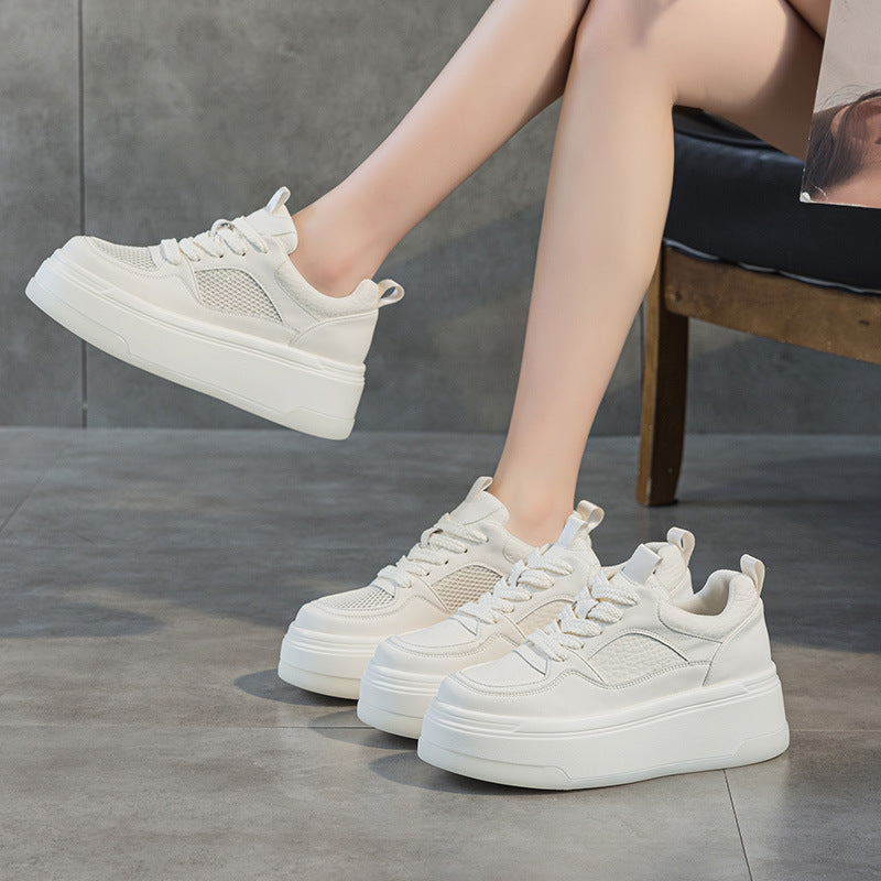 Sarah Express Women's Hidden Wedge Platform Sneakers