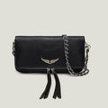 Sarah Express Quilted Chain Strap Shoulder Bag Black