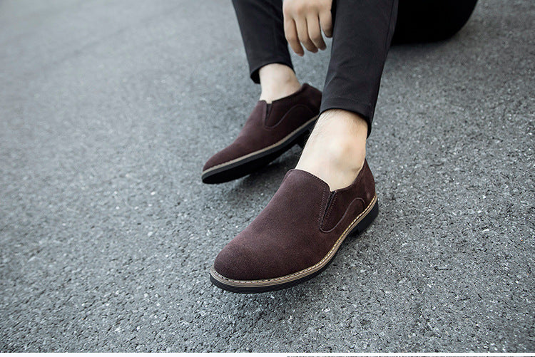 Sarah Express Men's Frosted Round Toe Casual Shoes