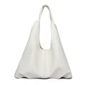 Sarah Express Minimalist Solid Color Shoulder Bag White