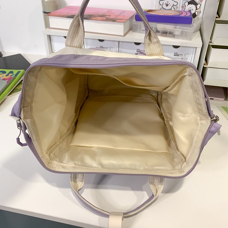Sarah Express High-Capacity Nylon College Backpack