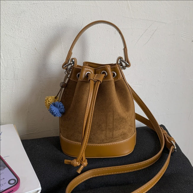Sarah Express Drawstring Bucket Bag with Adjustable Strap