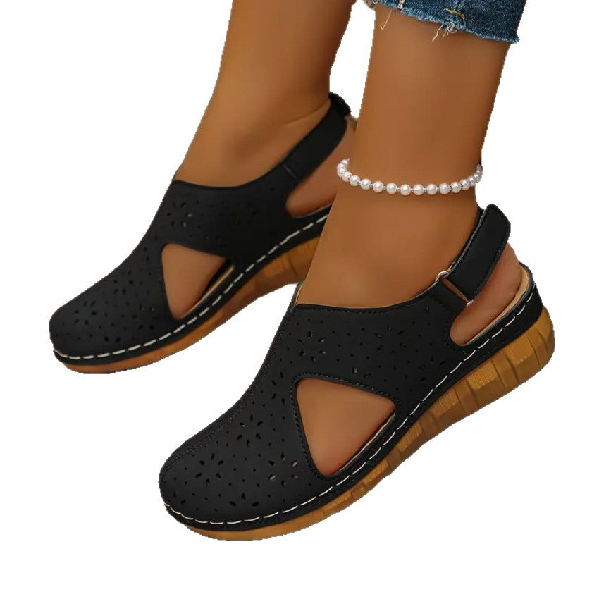 Sarah Express Breathable Open-Toe Wedge Sandals