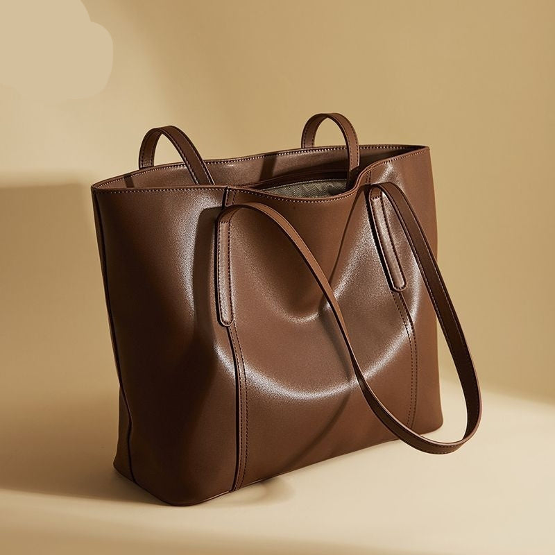 Sarah Express Large Capacity Minimalist Leather Shoulder Bag