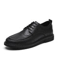 Sarah Express Breathable Microfiber Leather Casual Shoes Black Hollow out