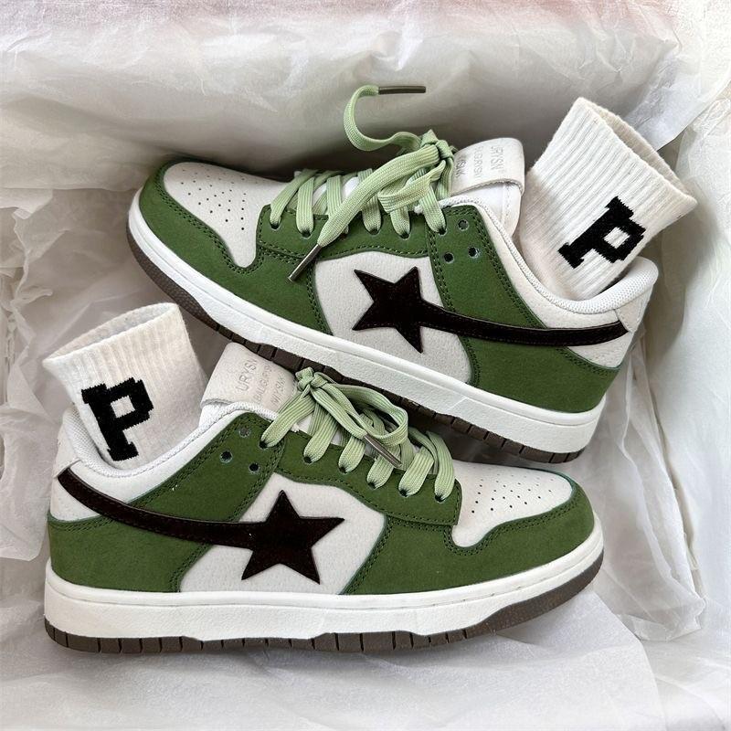Sarah Express Women's Retro Lace-Up Canvas Sneakers