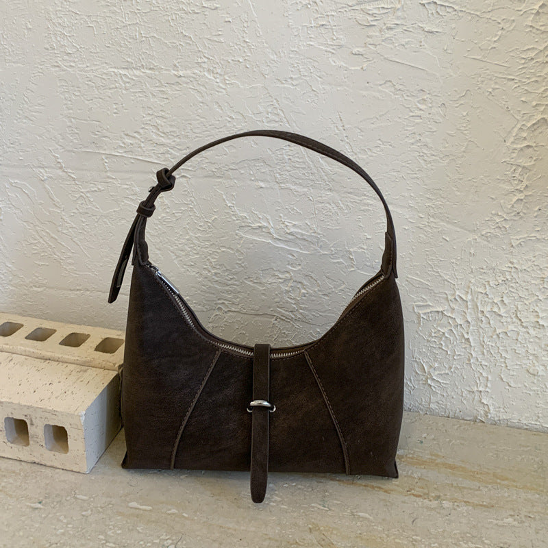 Sarah Express Retro Matte Dumpling Underarm Crossbody Bag